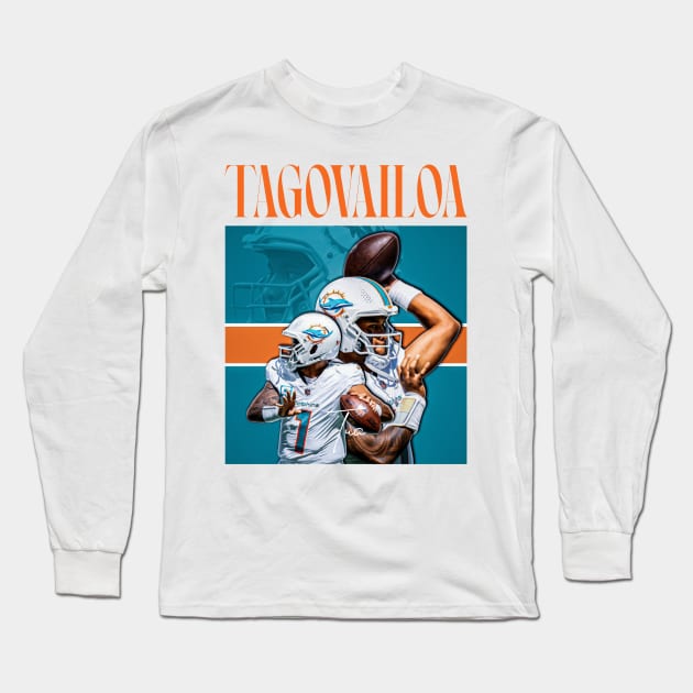 Tua Tagovailoa 1 Long Sleeve T-Shirt by NFLapparel